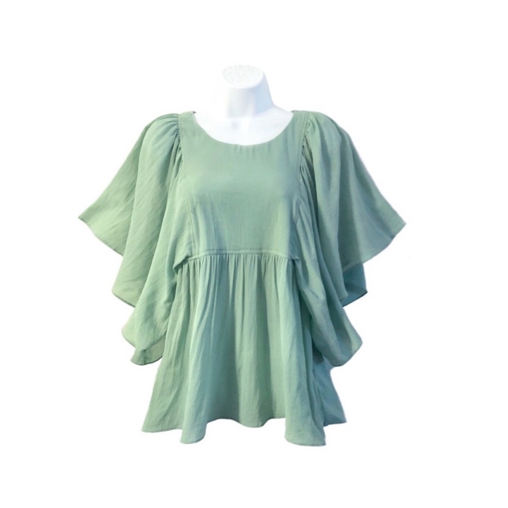 Vanessa Bruno Green Water Nael Blouse